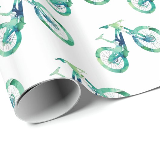 Downhill Bike - Falconeria Locarno Geschenkpapier (Rolleneckpunkt)