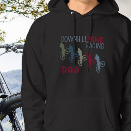 Downhill Bike Racing Vater Hoodie
