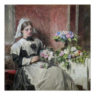 Downhill-Charme Vintag Stillleben Poster