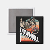 Downhill Downhill Fahrrad Magnet (Vorderseite/Rückseite)