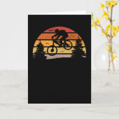Downhill Mountain Biker ET MTB Funny Gift Karte (Gelbe Blume)