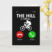 Downhill Mountain Biker Sprichwort Funny Gift Karte (Gelbe Blume)