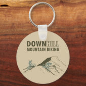 downhill mountain biking schlüsselanhänger (Vorderseite)