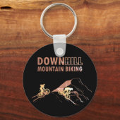 downhill mountain biking schlüsselanhänger (Vorderseite)