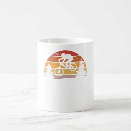 Downhill Mountainbike ET MTB Funny Geschenk Kaffeetasse (Mittel)