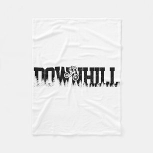 Downhill-Mountainbike-Fahrrad-Mtb-Biker-Geschenk Fleecedecke