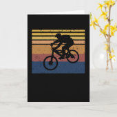 Downhill Mountainbike MTB Retro Funny Gabe Karte (Gelbe Blume)