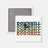 Downhill-Mountainbiking Magnet (Vorderseite/Rückseite)