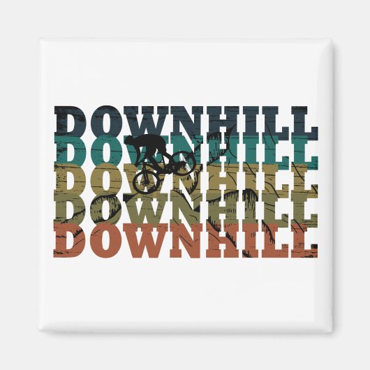 Downhill-Mountainbiking Magnet (Vorne)
