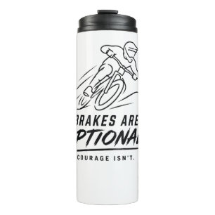 Downhill-MTB-Fahrer Thermosbecher