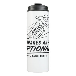 Downhill-MTB-Fahrer Thermosbecher