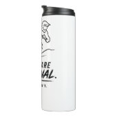 Downhill-MTB-Fahrer Thermosbecher (Nach rechts gedreht)