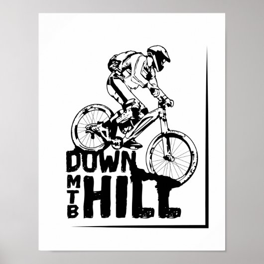 Downhill MTB Poster (Vorne)
