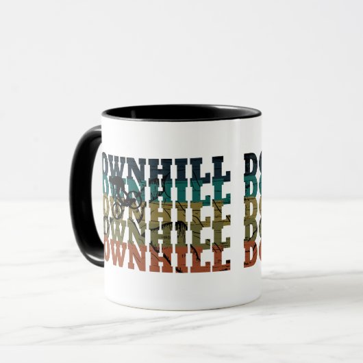 Downhill MTB Tasse (Vorderseite Links)