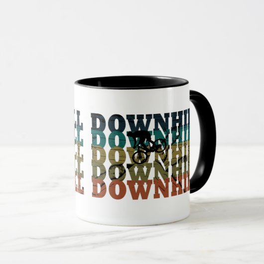 Downhill MTB Tasse (VorderseiteRechts)