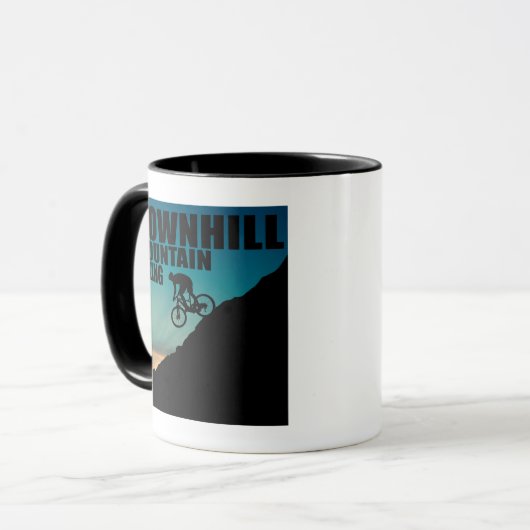 Downhill MTB Tasse (Vorderseite Links)