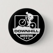 Downhill-Offroad-Mountainbiking Button (Vorderseite)