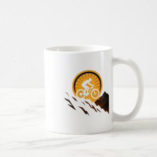 Downhill-Rad-Design Sunset Ride Trail-Explorer Kaffeetasse