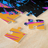 Downhill-Rennfahrer - Motocross-Fahrer Puzzle (Seite)