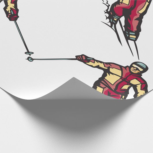 Downhill Skier Geschenkpapier