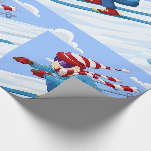 Downhill Skier Geschenkpapier