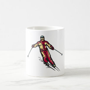 Downhill Skier Kaffeetasse