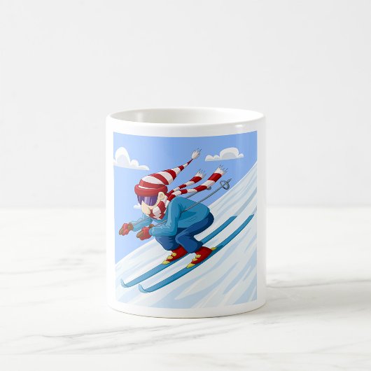 Downhill Skier Kaffeetasse