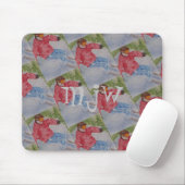 DOWNHILL SKIER MONOGRAM MOUSEPAD (Mit Mouse)
