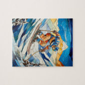 Downhill Skier Puzzle (Horizontal)