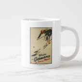 Downhill Skier - Sport- und Freizeitpromo Jumbo-Tasse (Rechts)