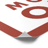 Downhill Snow Skier - Berghof, Oregon Poster (Ecke)