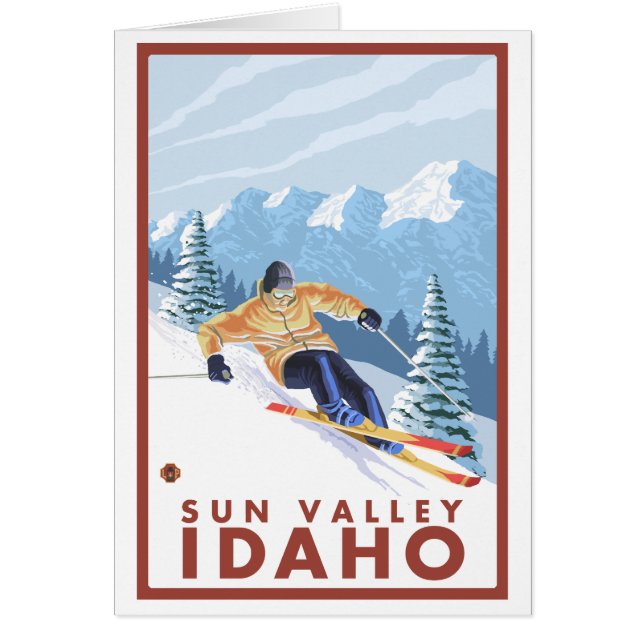 Downhill Snow Skier - Sun Valley, Idaho (Vorne)