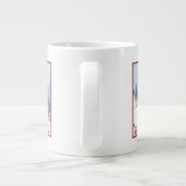 Downhill Snow Skier - Timberline Lodge, Oregon Jumbo-Tasse (Rückseite)