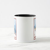 Downhill Snow SkierWyoming Tasse (Zentrum)