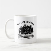 Downhill Snowboarding Kaffeetasse (Links)