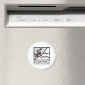 Downhill Thrill Wagon Magnet (In Situ (Geschirrspüler))