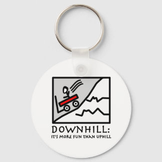 Downhill Thrill Wagon Schlüsselanhänger