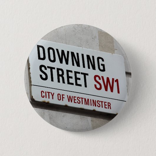 Downing Street Sign Button (Vorderseite)