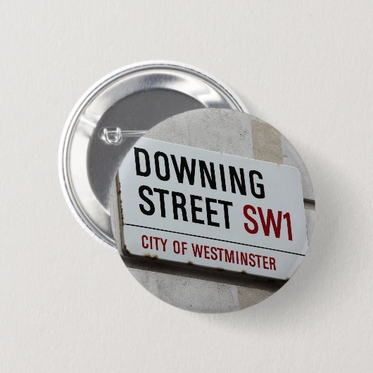 Downing Street Sign Button (Vorne & Hinten)