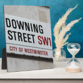 Downing Street Sign Fotoplatte (Seite)