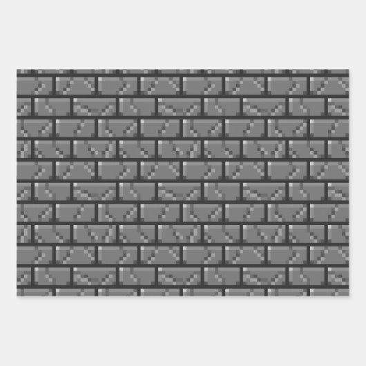 Download #1 8-Bit-Videospiel Geschenkpapier Set (Vorderseite 3)