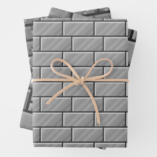 Download #2 8-Bit-Videospiel Geschenkpapier Set (Beispiel)