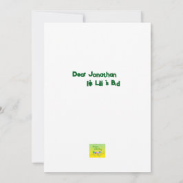 Download der Birthday-EinladungCard-Affe Einladung