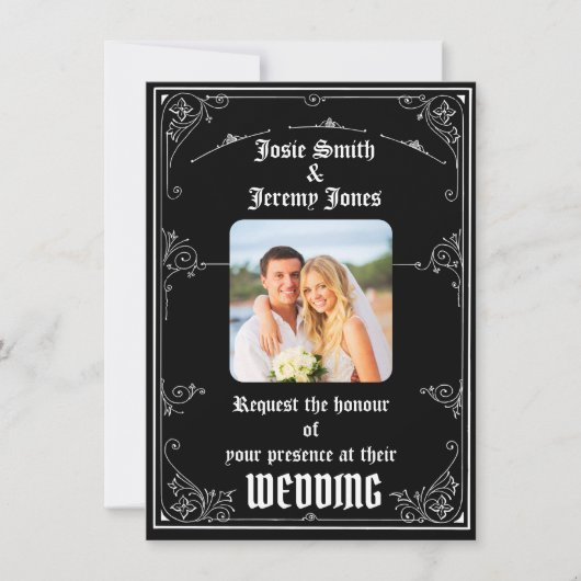 Download der Minimal-Foto-Einladungskarte Einladung (Vorderseite)