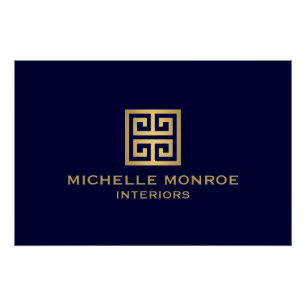 Download des klassischen griechischen Key Gold/Nav Poster