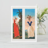 Download Die vier Jahreszeiten von Paul Cézanne Einladung (Stehend Vorderseite)