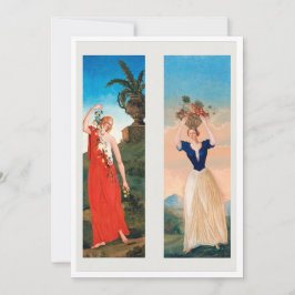 Download Die vier Jahreszeiten von Paul Cézanne Einladung