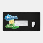 Download Forgiveness Upload Praise - Christian Schreibtischunterlage (Tastatur & Maus)