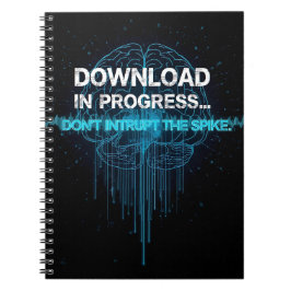 Download im Gange… Unterbrechen Sie den Spike nich Notizblock