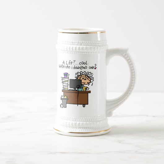 Download-Leben-Spaß Bierglas (Rechts)